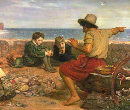 Sir John Everett Millais The Boyhood of Raleigh Germany oil painting art